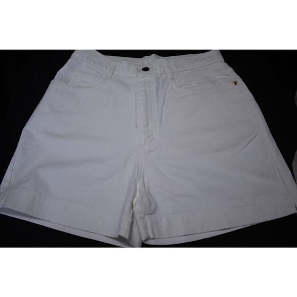 Vintage Lee Denim Jean Shorts White Size 13 Medium - Picture 1 of 3